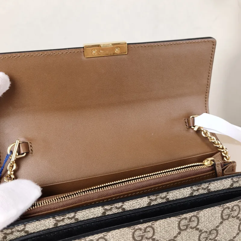 GUCCI Crossbody Bag Padlock woc Crossbody Bag Monogram PVC Mini 19 × 4.5 × 11 cm — detail view 8 of 13