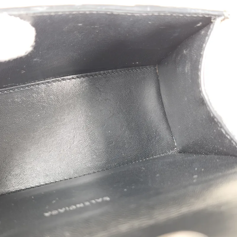 BALENCIAGA Crossbody Bag Hourglass Hourglass Bag Black Calfskinmini19 × 5 × 12 cm — detail view 9 of 13
