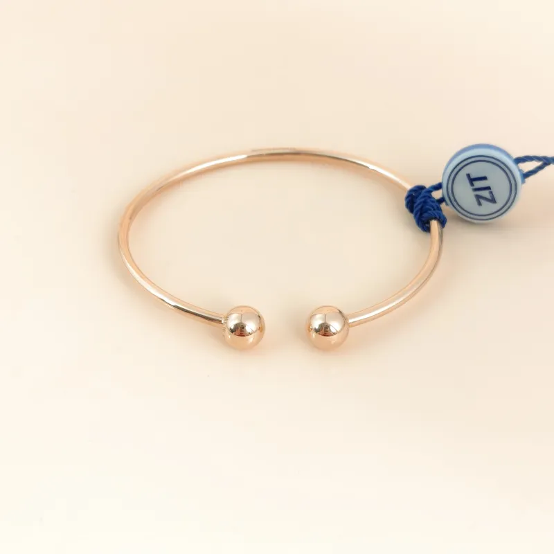 Tiffany&Co. Bangle Hard Wear Collection Bangle Rose Gold 18KR ose Gold One Size 16.2cm