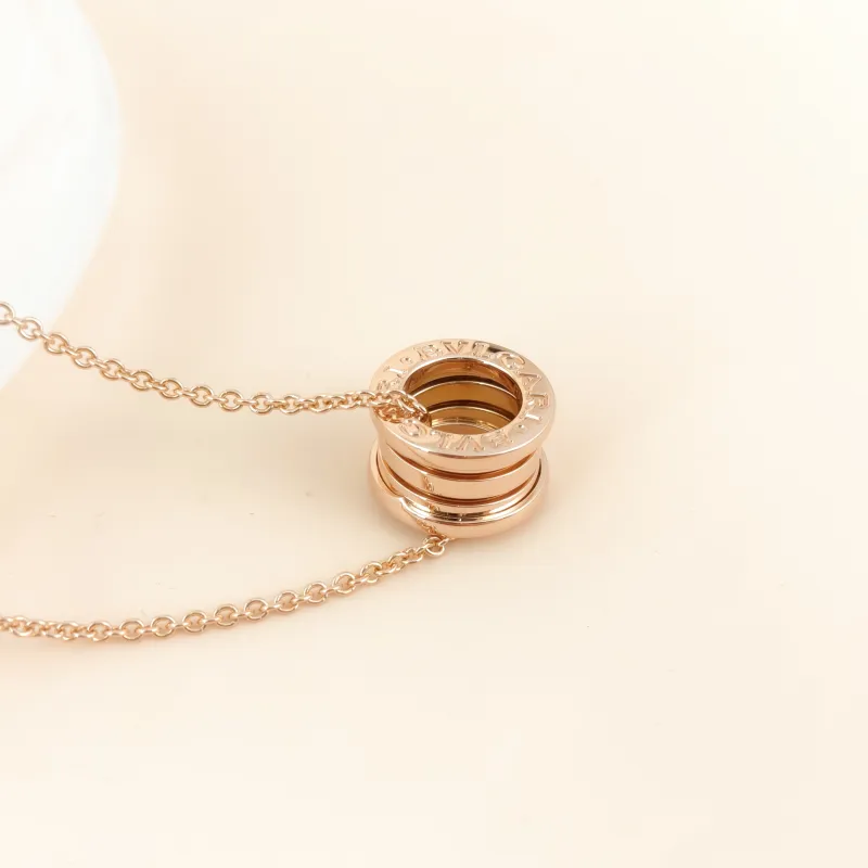 Bvlgari Necklace B.ZERO1Collection Necklace Rose Gold 18KR ose Gold One Size 45cm — cover view 4 of 9