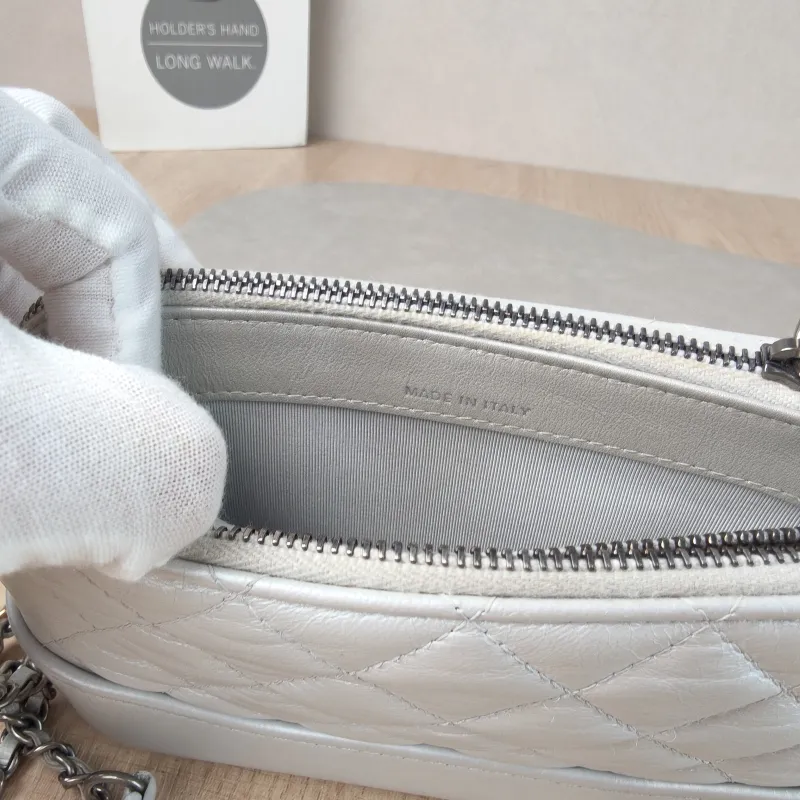 Chanel Crossbody Bag Gabrielle Gabrielle Bag Silver Calfskinmini19 × 4 × 10 cm — detail view 12 of 12