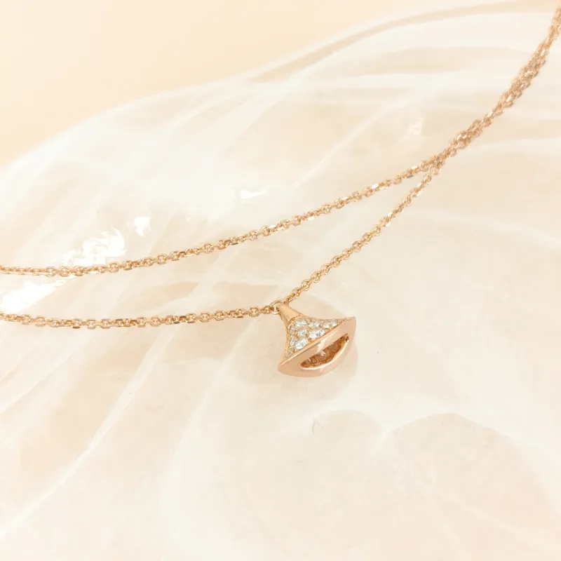 Bvlgari Bracelet DIVAS’ DREAM Collection Pavé Diamond Bracelet Rose Gold 18KR ose Gold Diamond One Size 15-17 — cover view 4 of 9