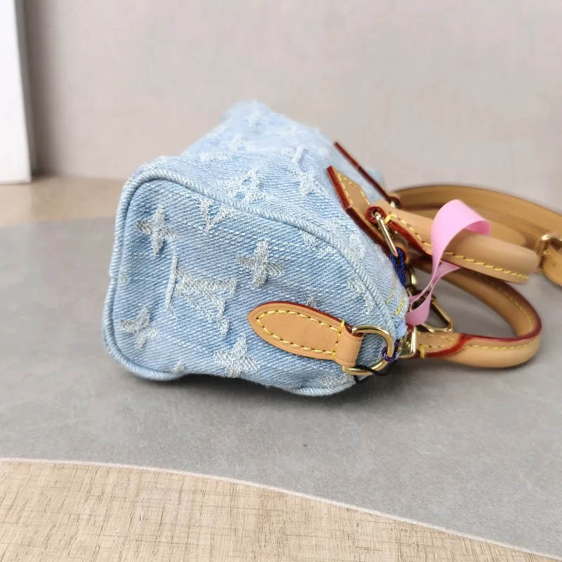 Louis Vuitton Crossbody Bag Speedy Nano Blue nano 16 × 7.5 × 10 cm — detail view 1 of 10