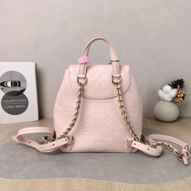 Louis Vuitton Backpack Backup Backpack Pink Calfskin One Size 20 × 14 × 22 cm — cover view 2 of 5