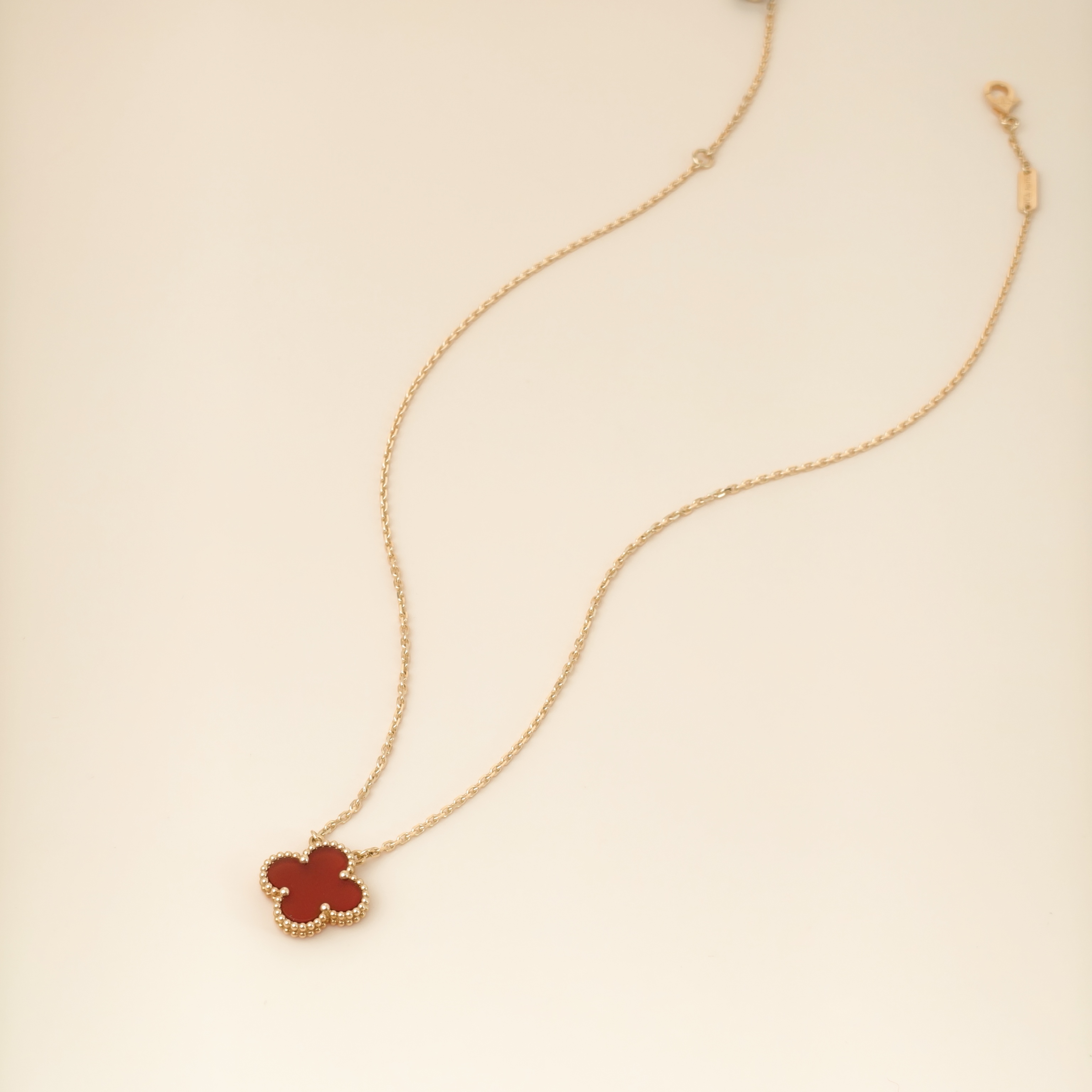 Van Cleef & Arpels Necklace Alhambra Alhambra Collection Necklace 18KY ellow Gold Vintage Small42cm — cover view 12 of 13