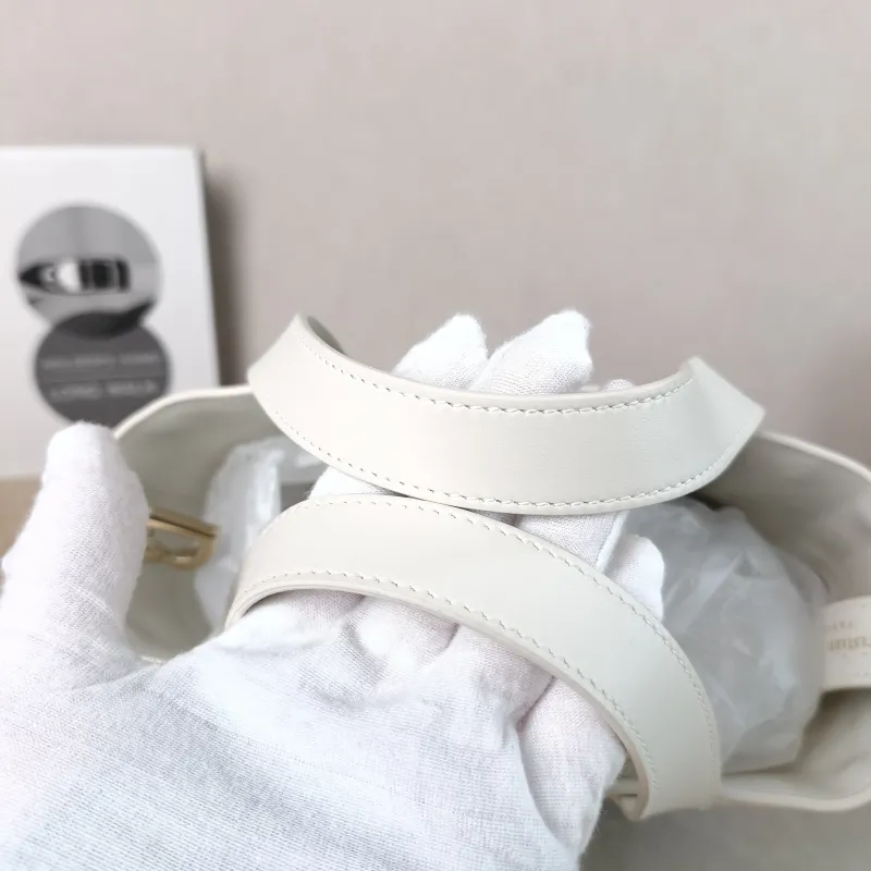 DIOR Top Handle Bag TOUJOURS Edition White Calfskin Small 18.5 × 12 × 18.5 cm — detail view 8 of 14