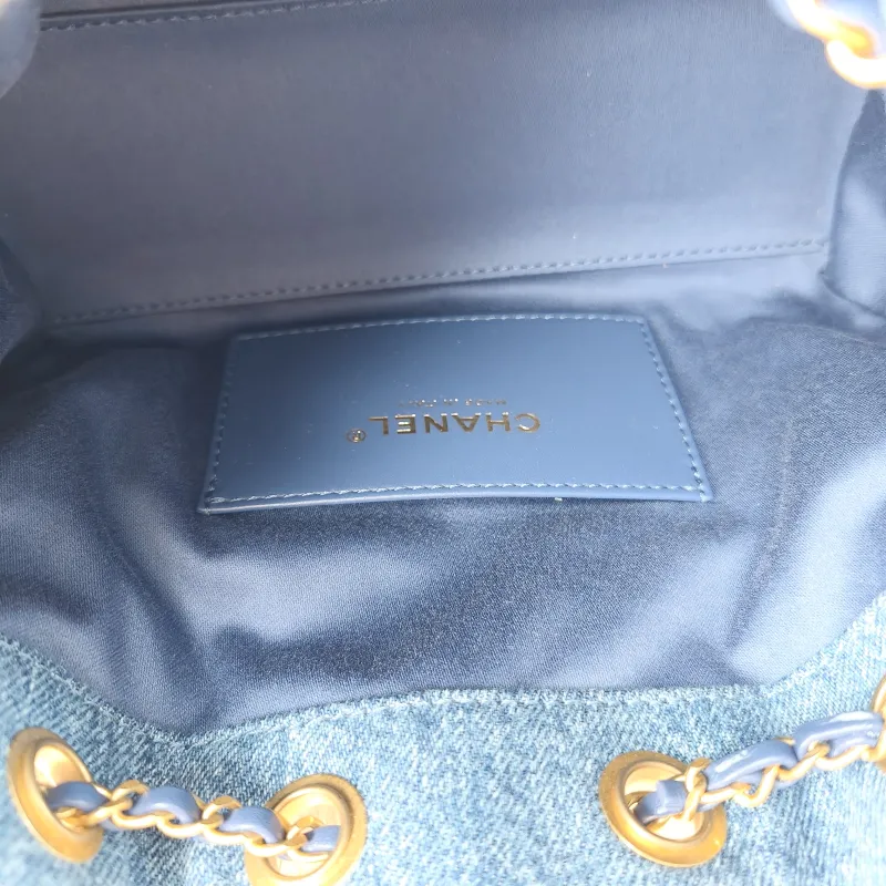 Chanel Crossbody Bag 25Bag Blue Mini 22 × 12.5 × 20 cm — detail view 9 of 12