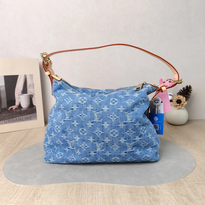 Louis Vuitton Shoulder Bag Baggy hobo Shoulder Bag Blue One Size 30 × 13 × 22 cm — cover view 3 of 6