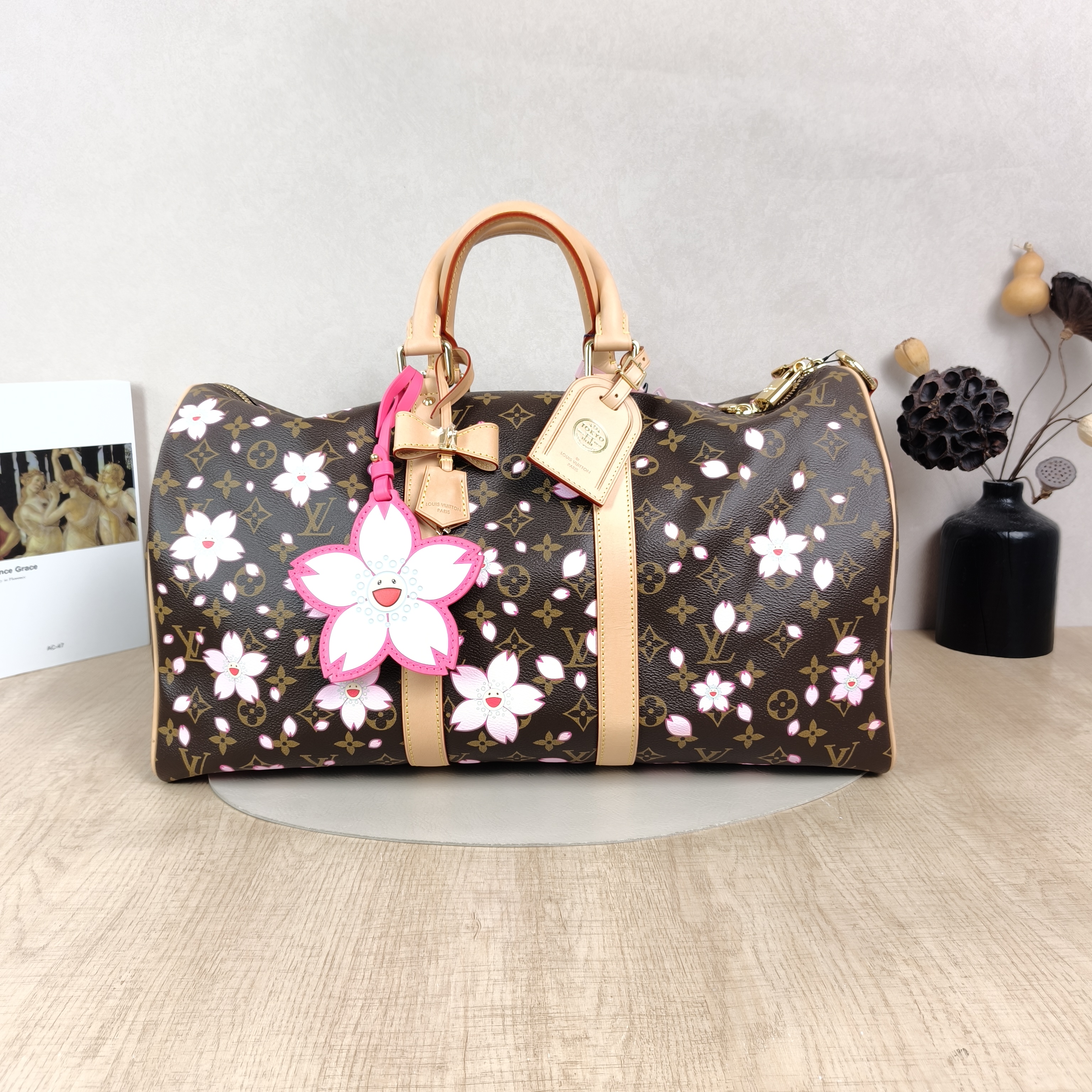 Louis Vuitton Top Handle Bag Keepall 45 Shoulder Strap Edition Monogram PVC One Size45 × 20 × 27 cm