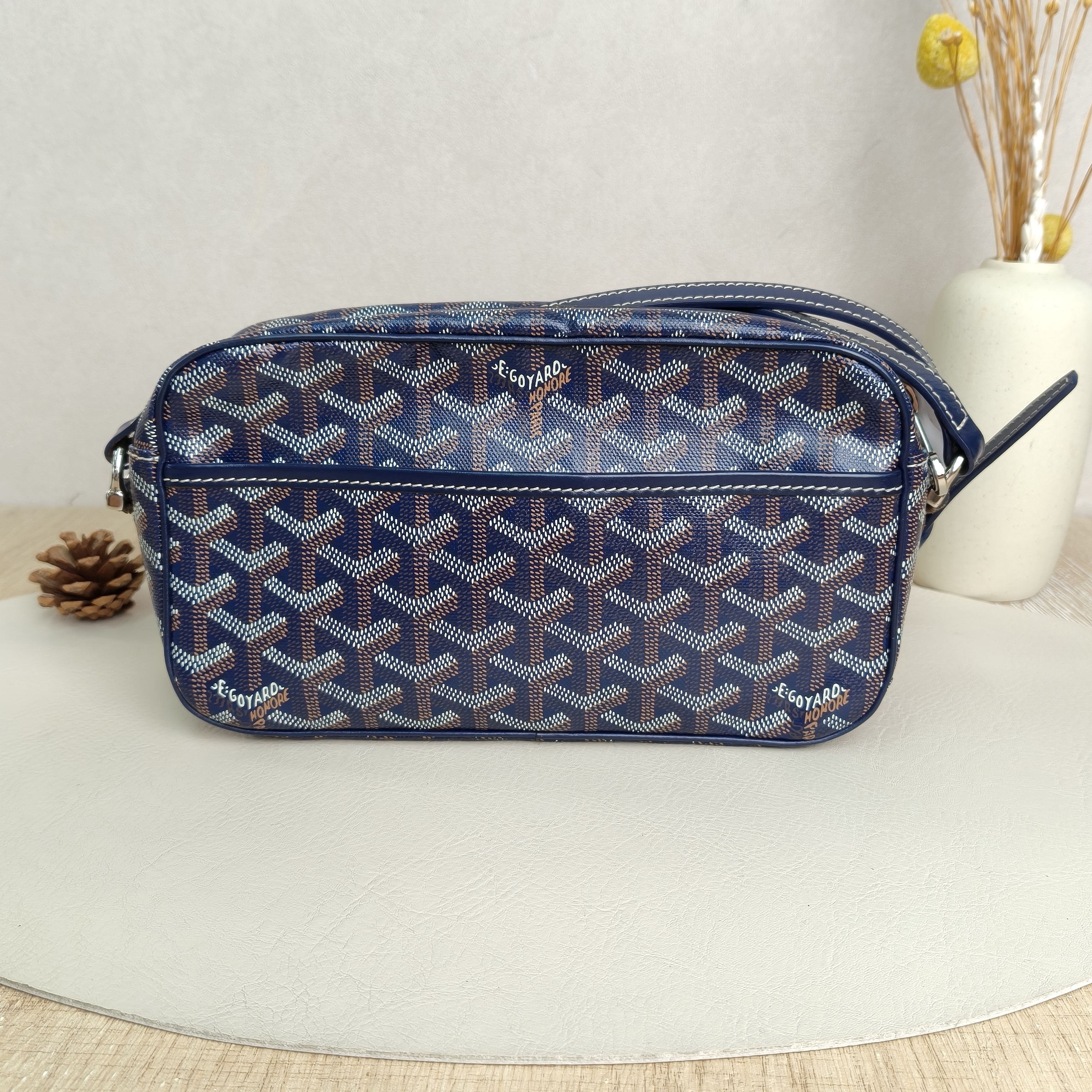 GOYARD cap-vert Camera Bag Small Bluepvc · Dust Bag · 22 × 6.5 × 13 cm — cover view 8 of 11
