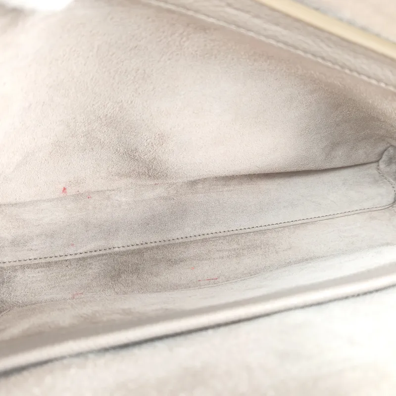 CELINE Shoulder Bag Soft 16Shoulder Bag Grey Calfskin Medium 32 × 15 × 24 cm — detail view 1 of 10