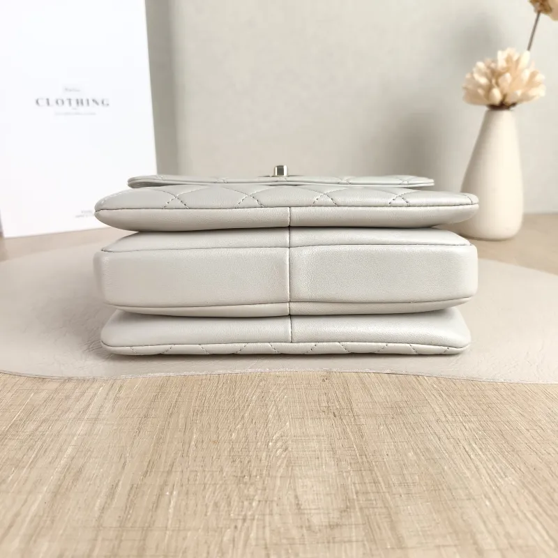 Chanel Crossbody Bag Trendy CC Grey Lambskin Mini 19.5 × 8 × 14.5 cm — cover view 4 of 5
