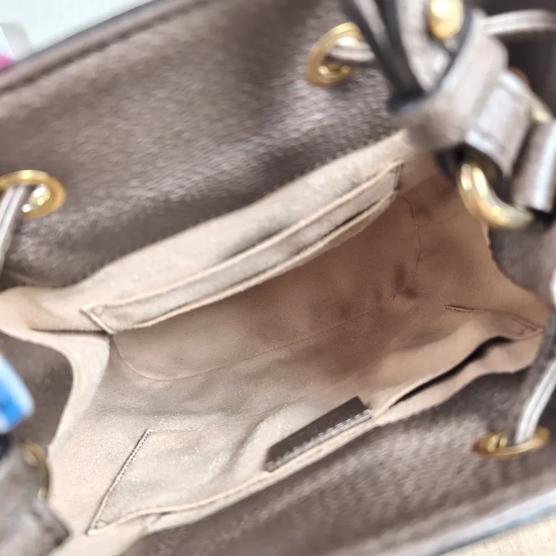 GUCCI Shoulder Bag Ophidia Bucket Bag Monogram PVC Small 20.5 × 11 × 26 cm — detail view 4 of 10