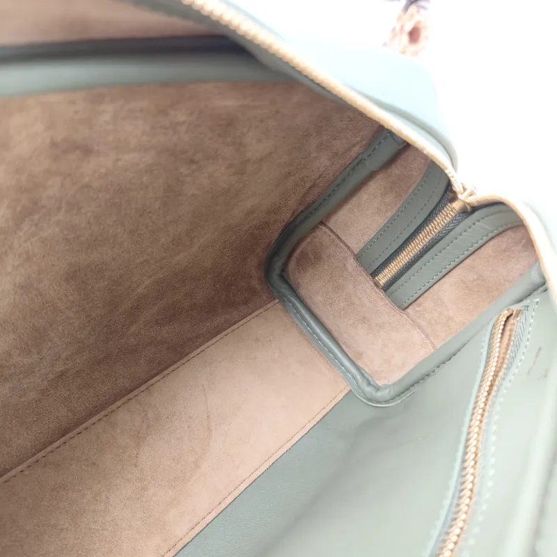 LOEWE Crossbody Bag amazona 23 Green Canvas One Size 24 × 10 × 15 cm — detail view 4 of 13
