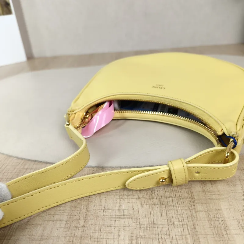 CELINE Shoulder Bag AVA Yellow Calfskinmini16 × 4 × 8.5 cm — detail view 5 of 10
