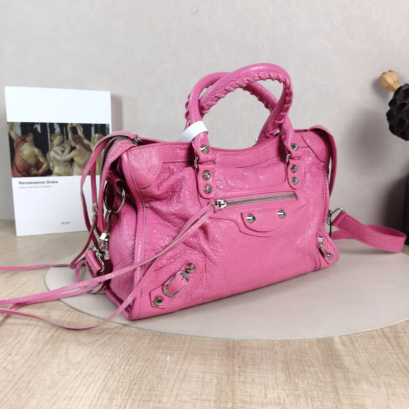 BALENCIAGA Crossbody Bag Classic City Red Waxed Leather Small30 × 10 × 21 cm — cover view 5 of 5