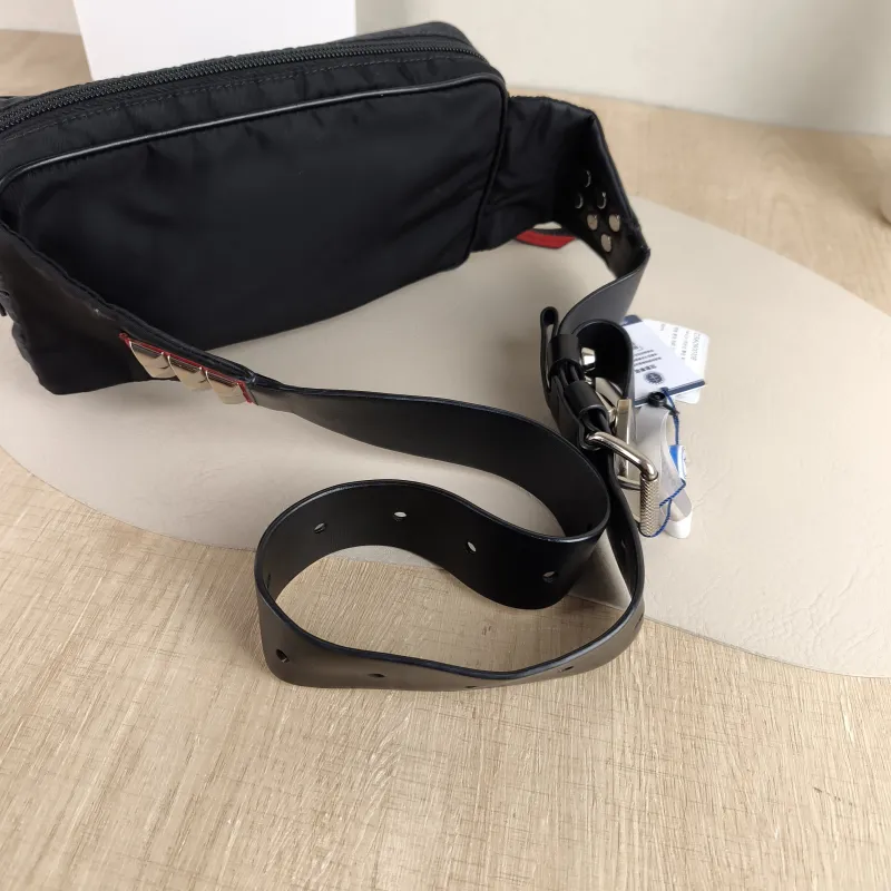 PRADA Belt Bag Belt Bag Black Nylon One Size 22 × 4 × 14 cm — detail view 7 of 10