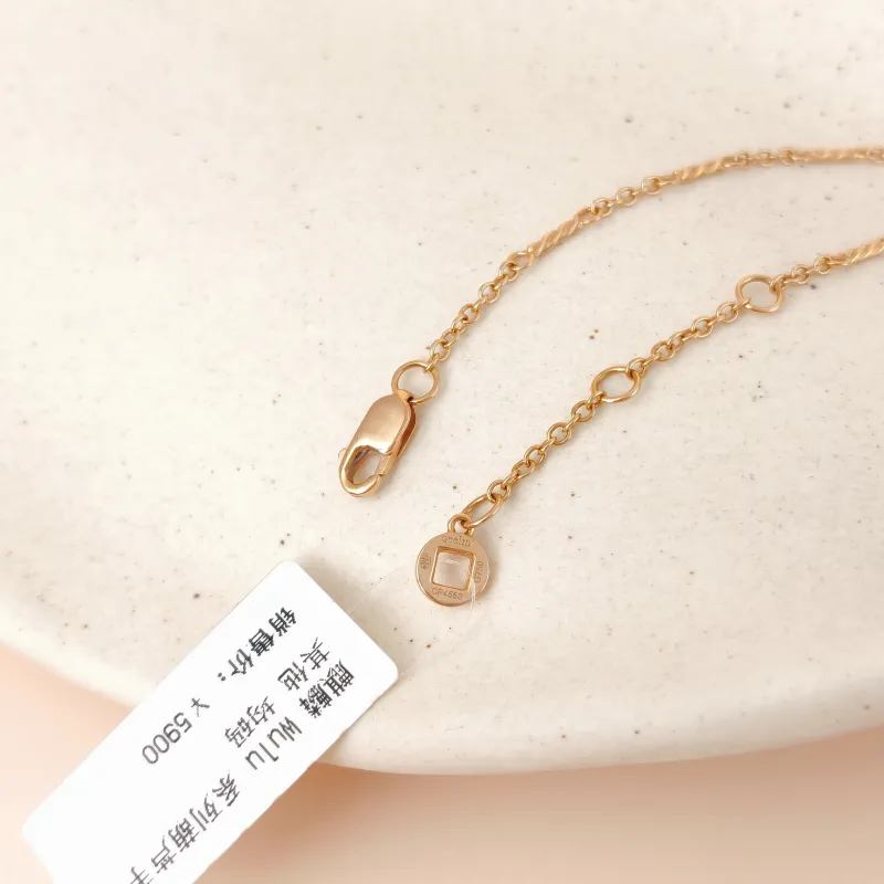 Qeelin Bracelet Wulu Collection Bracelet Red Agate 18KR ose Gold One Size 18cm — cover view 6 of 7