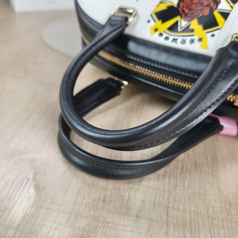 DIOR Top Handle Bag Vibe Bowling White Calfskin 25 × 11 × 15 cm — detail view 9 of 11