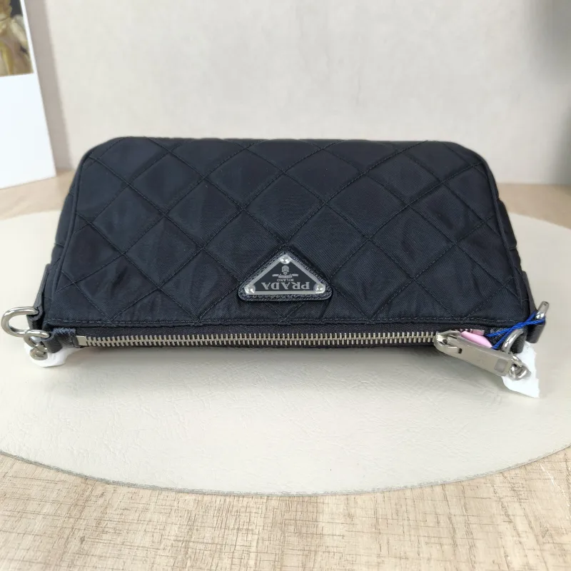 PRADA Crossbody Bag Crossbody Bag Black Nylon One Size23 × 6 × 13 cm — detail view 10 of 11
