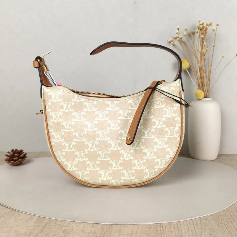 CELINE Crossbody Bag TEEN LULU hobo PVC Small 21 × 5 × 24 cm