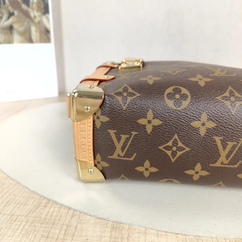 Louis Vuitton Crossbody Bag Side Trunk Box Monogram PVC Medium 23.5 × 8.5 × 16 cm — detail view 3 of 12