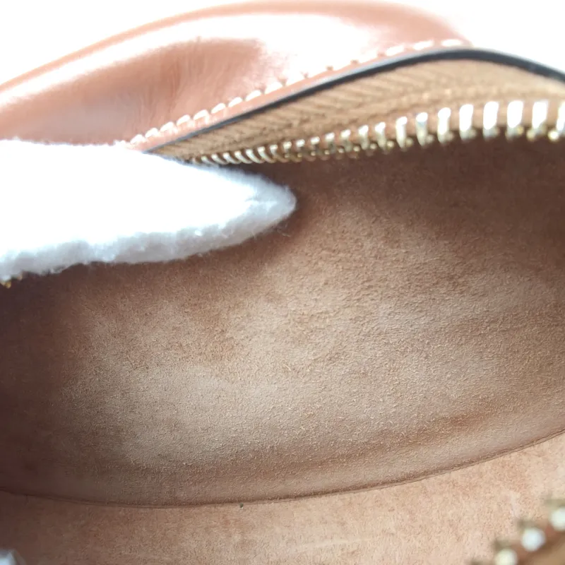 CELINE Crossbody Bag Cuir Triomphe Brown Calfskin Large 20 × 6 × 15 cm — detail view 9 of 10