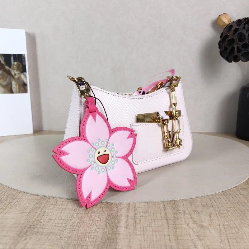 Louis Vuitton Shoulder Bag MARELLINI Pink Epi Embossed Calfskin Mini 19 × 6.5 × 13.5 cm — cover view 6 of 6