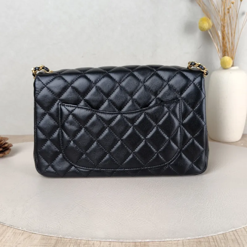 Chanel Shoulder Bag c cf Black Lambskin One Size 24 × 7 × 14.5 cm — cover view 4 of 5