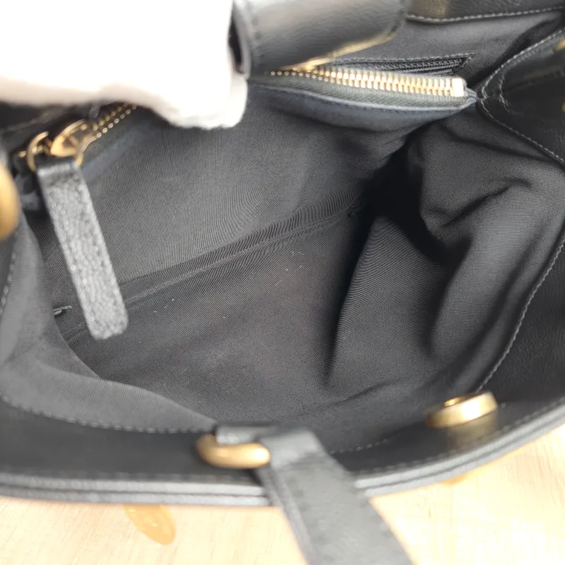 Chanel Shoulder Bag Tote Bag Black Calfskin One Size25 × 8 × 23 cm — detail view 2 of 12