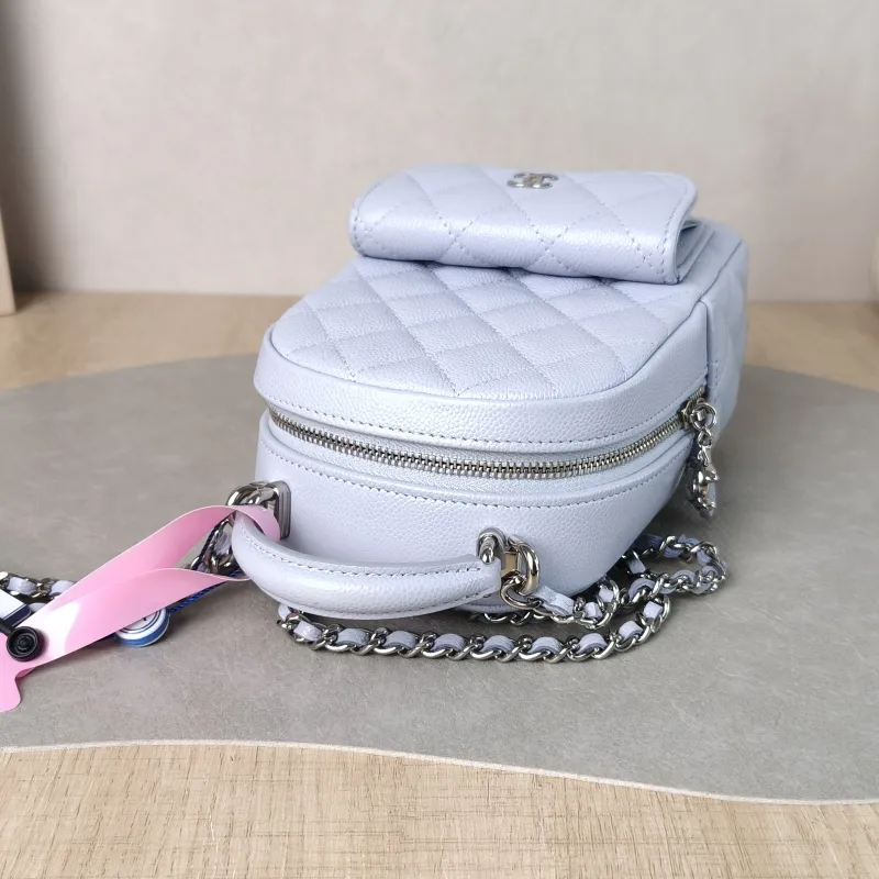 Chanel Backpack Mini Backpack Collection Blue Calfskin One Size 13 × 9 × 18 cm — detail view 5 of 10