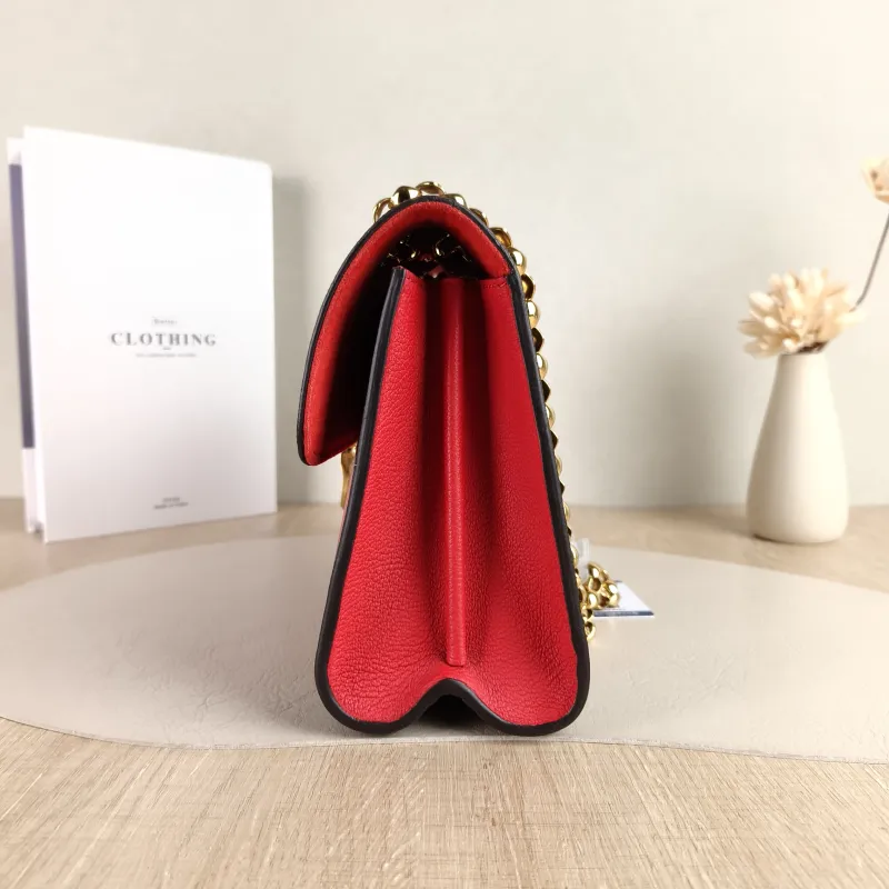 Louis Vuitton Crossbody Bag VICTOIRE Red Monogram PVC One Size 27 × 10 × 17 cm — detail view 8 of 11