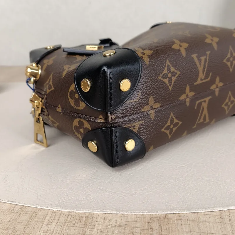 Louis Vuitton Crossbody Bag Petite Malle Souple Box Black PVC One Size20 × 7.5 × 14 cm — detail view 2 of 13