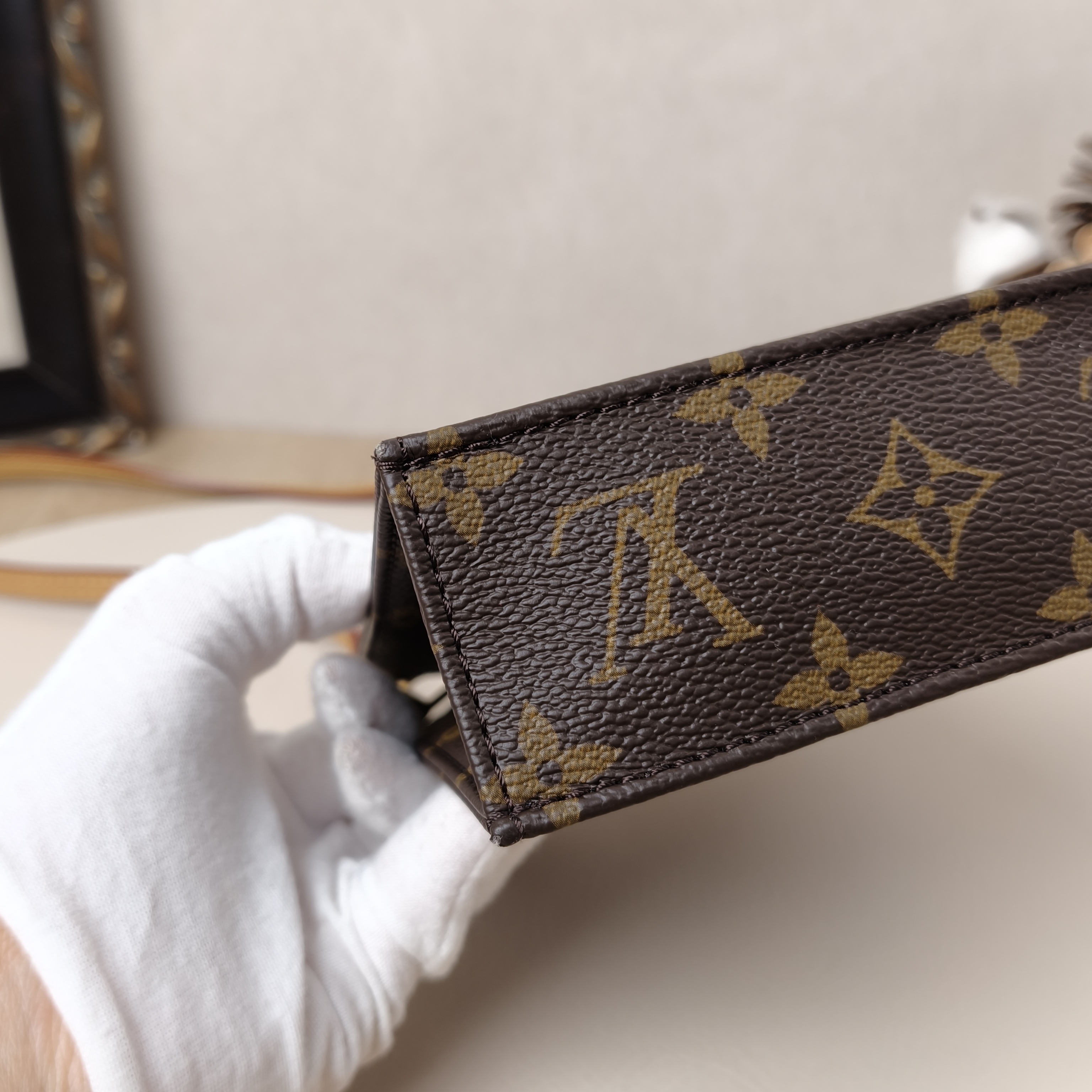 Louis Vuitton Crossbody Bag PETIT SAC PLAT Mini Monogram PV Cmini14 × 5 × 17 cm — cover view 9 of 9