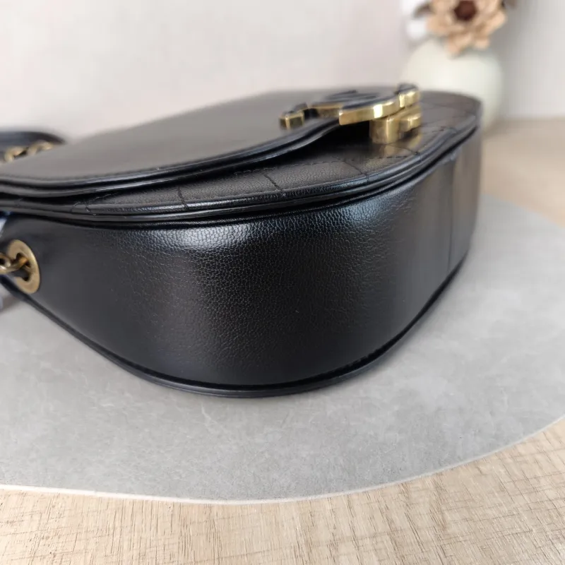 Chanel Crossbody Bag Collection Top Handle Crossbody Bag Black Calfskin One Size 20.5 × 6.5 × 16 cm 23 — detail view 8 of 14