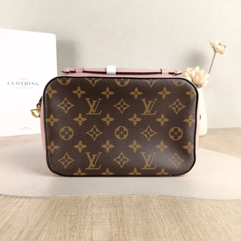 Louis Vuitton Crossbody Bag Saintonge Camera Bag Pink PVC Small 22 × 8 × 16 cm — cover view 4 of 5