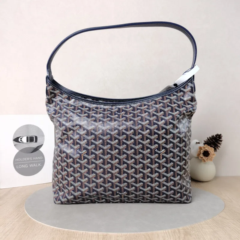 GOYARD Shoulder Bag Boheme Hobo​Blue PVC Small34 × 14 × 27 cm