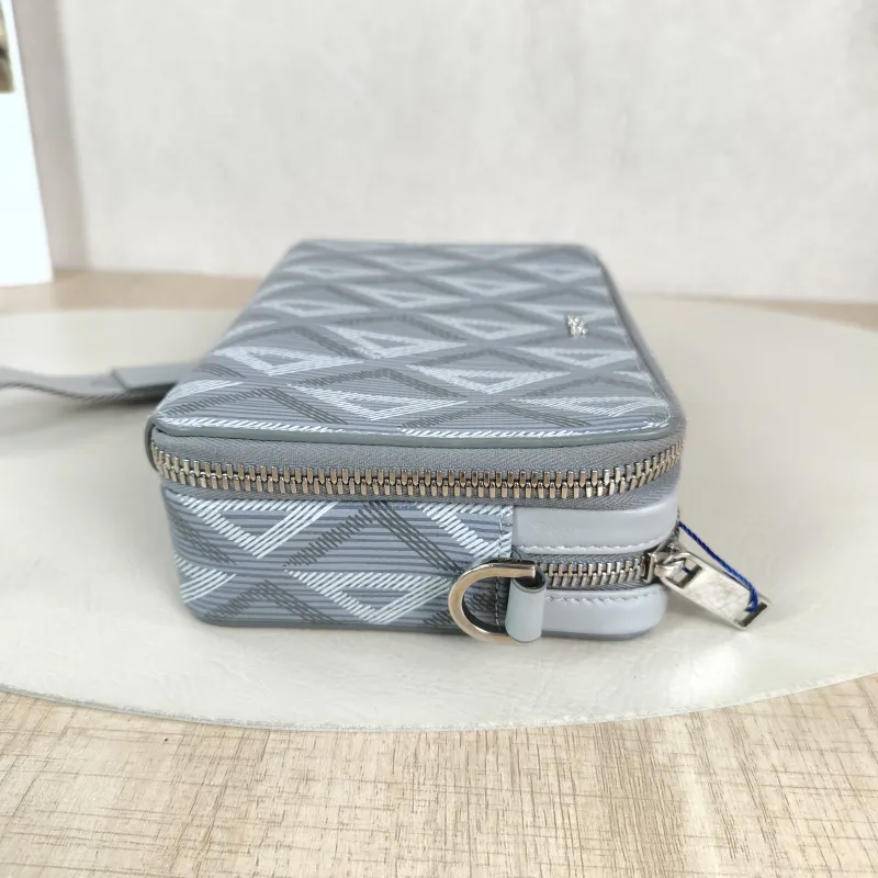 DIOR Shoulder Bag Messenger Bag Shoulder Bag Grey PVC One Size17 × 5 × 12.5 cm — detail view 1 of 12