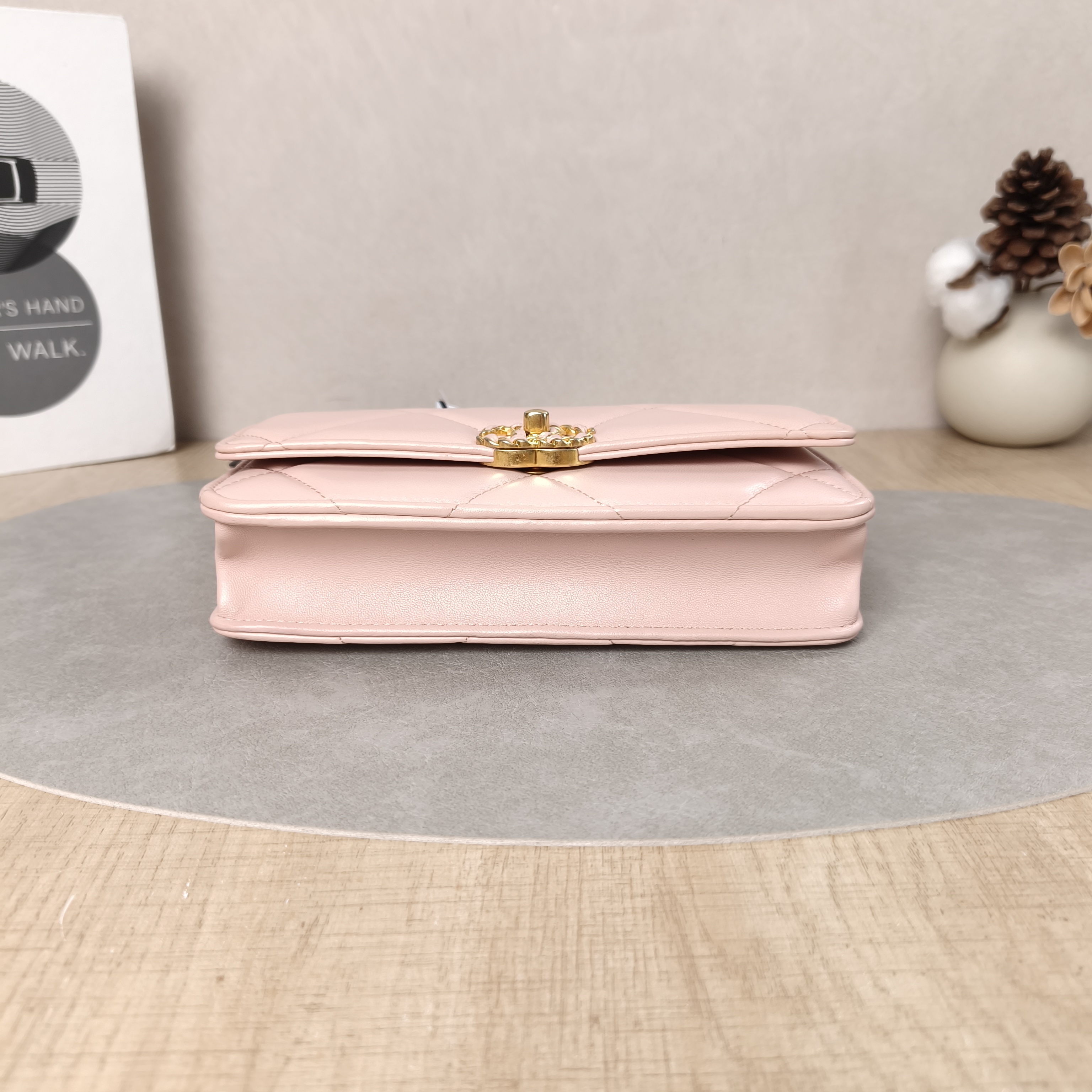 Chanel Crossbody Bag19Bag WOC Pink SL ambskinmini19.2 × 3.5 × 12.3 cm — cover view 2 of 6