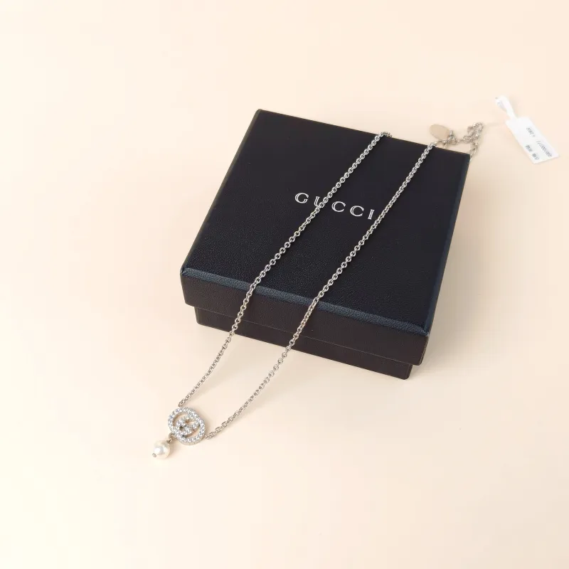 GUCCI Necklace GG Necklace Silver One Size 47cm — cover view 5 of 11