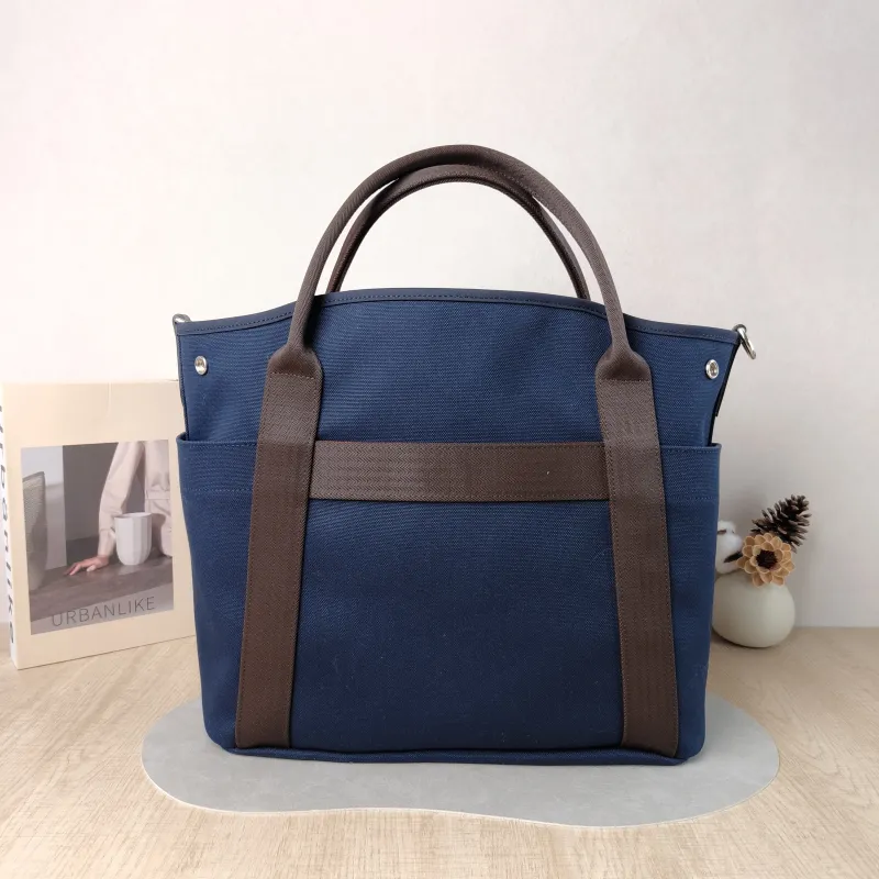 Hermès Top Handle Bag Top Handle Bag Canvas One Size 39 × 15 × 35 cm B — cover view 3 of 6
