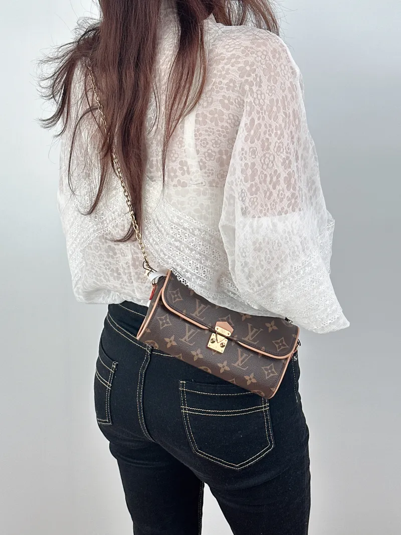Louis Vuitton Crossbody Bag POCHETTE CAMILLE Monogram PVC One Size20.5 × 6 × 11 cm — on-model view 2 of 2