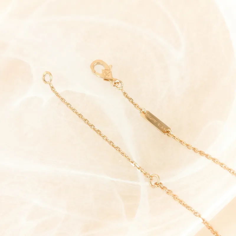 Van Cleef & Arpels Necklace Alhambra Alhambra Collection Yellow Gold 18KY ellow Gold Malachite Vintage Small 42cm — cover view 7 of 10