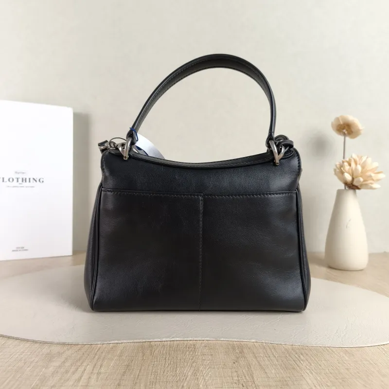 BALENCIAGA Crossbody Bag RODEO Black Calfskin Mini 23 × 10 × 17 cm — cover view 4 of 5