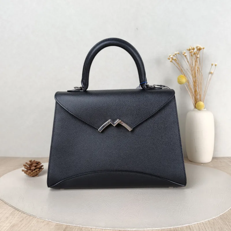 Moynat Crossbody Bag Crossbody Bag Black Calfskin 25.5 × 8 × 18.5 cm