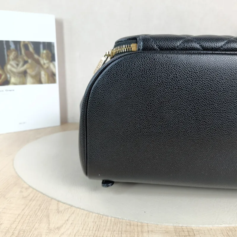 Chanel Backpackaffinity Backpack Black Calfskin Medium24 × 14 × 25 cm — detail view 8 of 14