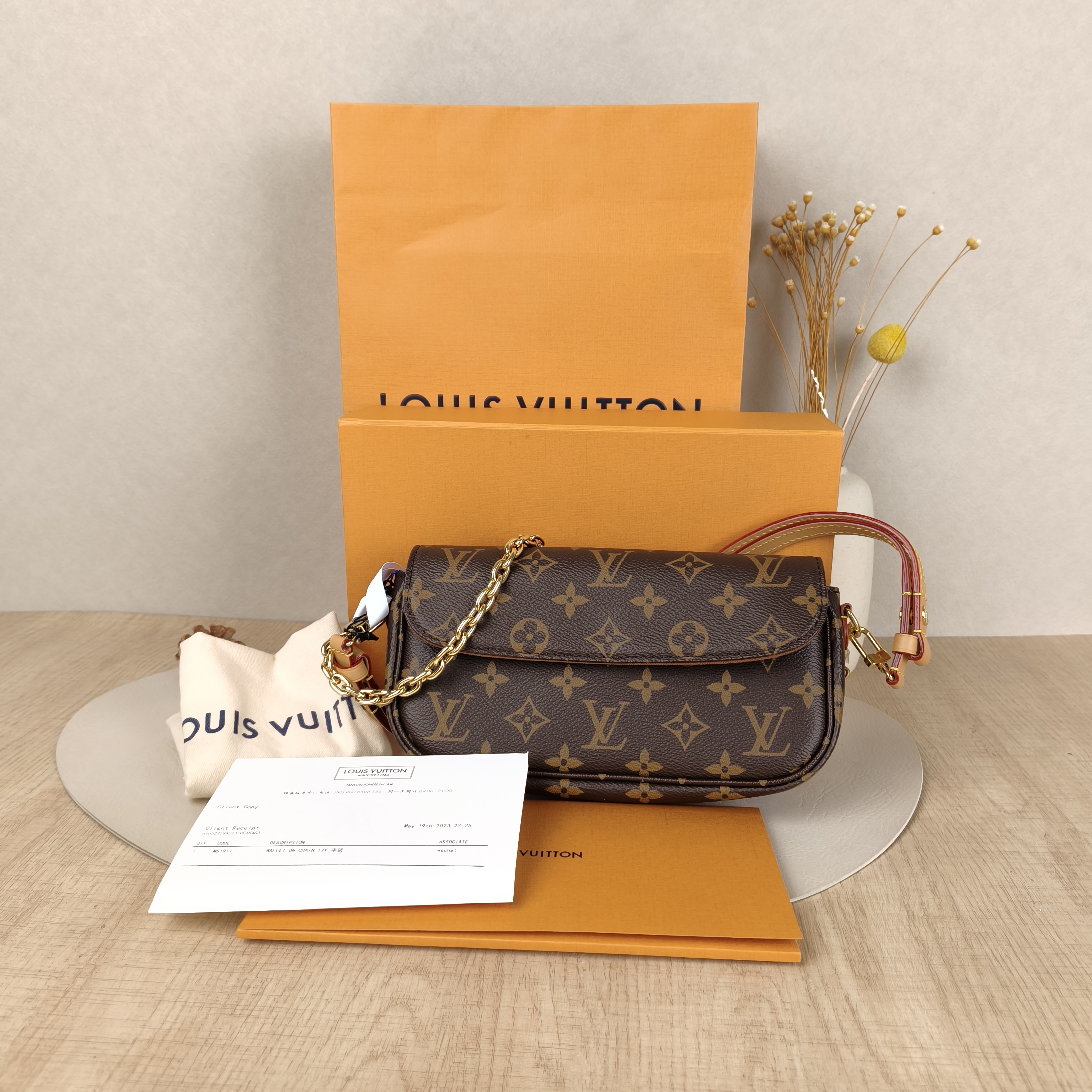 Louis Vuitton Crossbody Bag IVY Monogram PVC Small23.5 × 4.3 × 12 cm — cover view 2 of 10