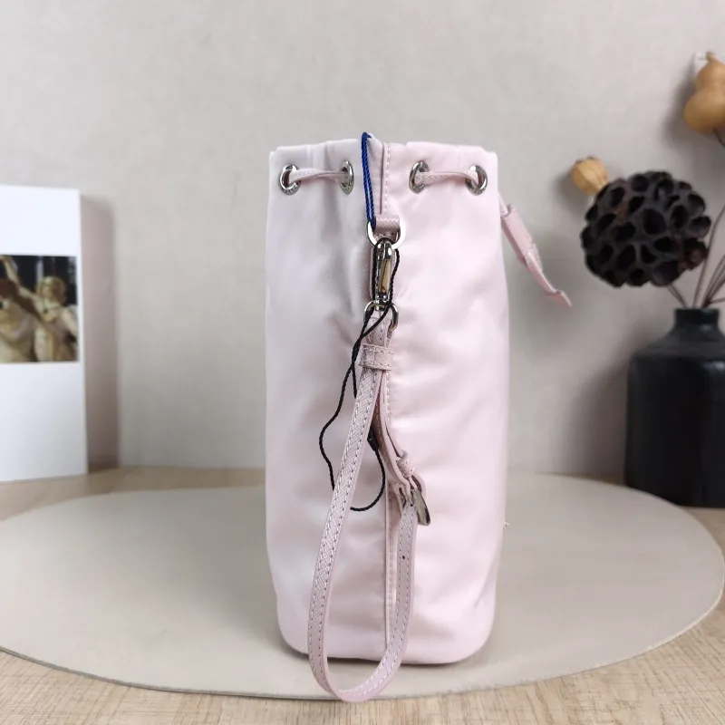 PRADA Shoulder Bag Bucket Bag Pink Nylon One Size 16 × 10 × 22 cm — detail view 10 of 10