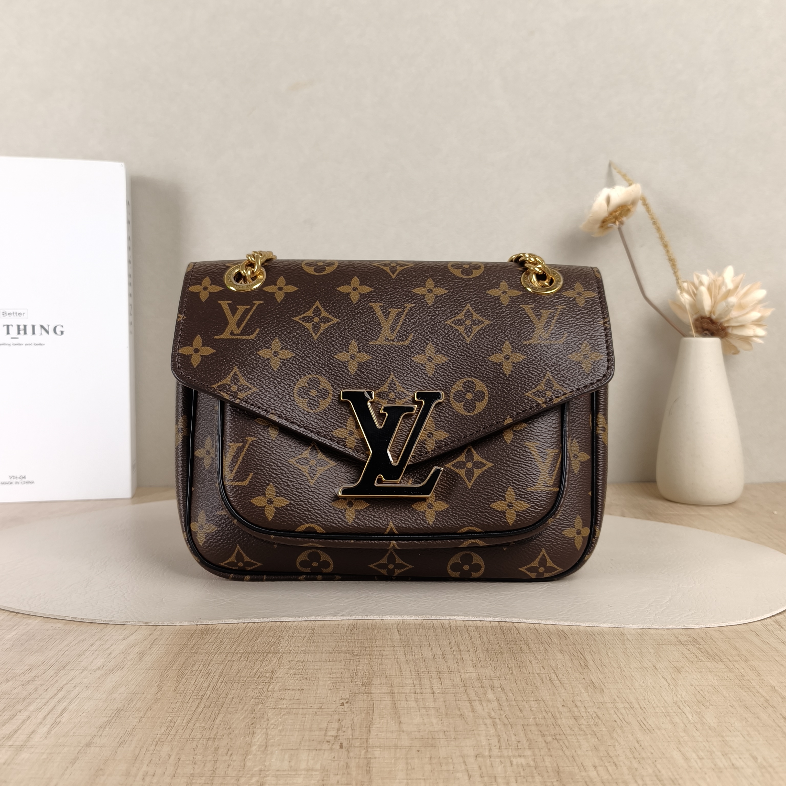 Louis Vuitton Crossbody Bag Passy Messenger Bag Monogram PVC Small23 × 9 × 17 cm