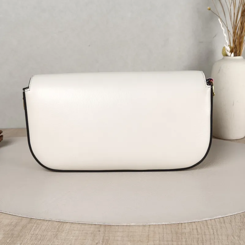 GUCCI Crossbody Bag Horsebit 1955 Horsebit Small White Calfskin Small24 × 5.5 × 13 cm — cover view 2 of 5